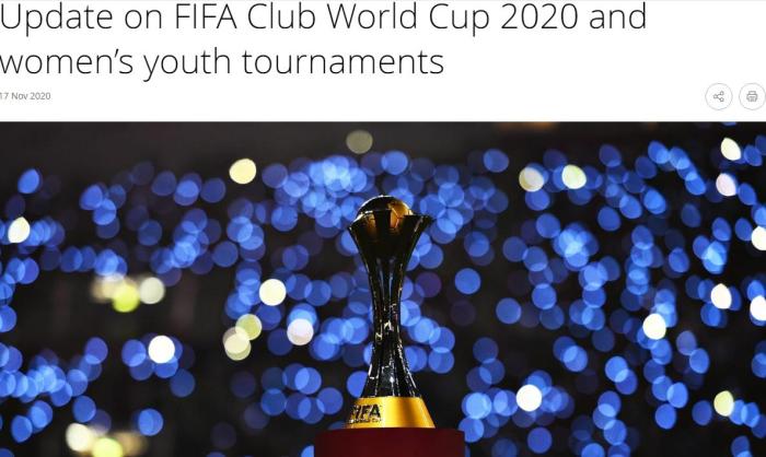 世俱杯确定2021年3月举办 拜仁有望加冕六冠王